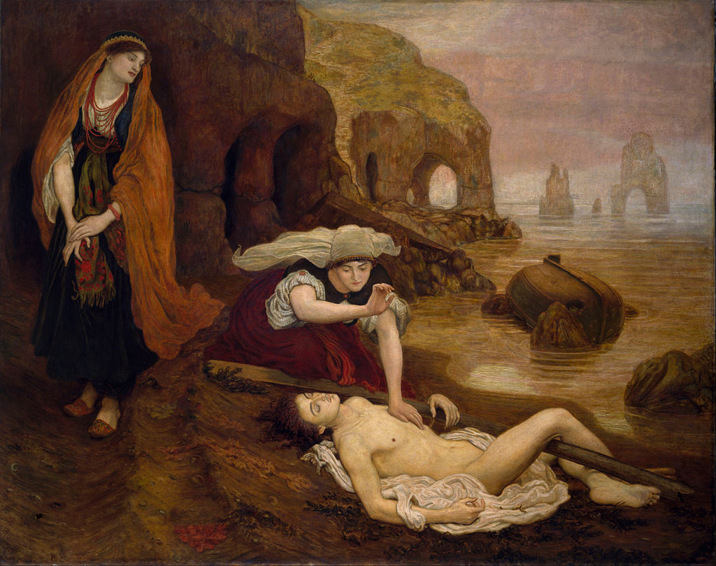 Zoe e Haidée trovano Don Giovanni, Ford Madox Brown, Birmingham Museum and Art Gallery