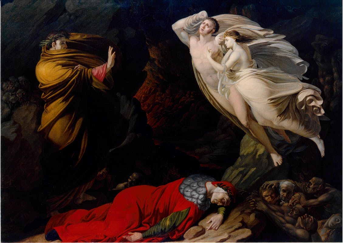 Nicola Monti, Paolo e Francesca nell’Inferno dantesco